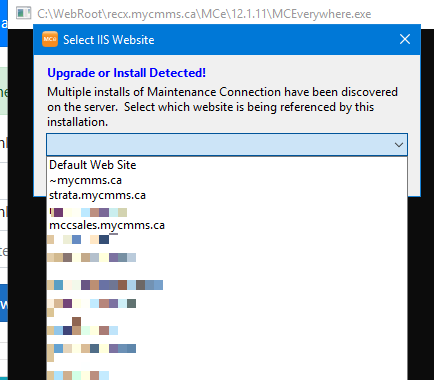 shows extra step with multi-install server