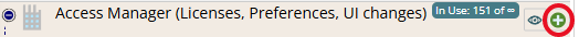 Shows the 'add rule' button